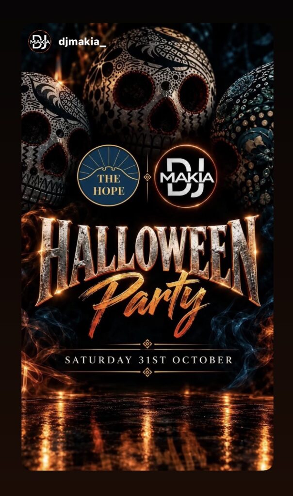 DJ Makia Sat 31/10 @ 7.30pm